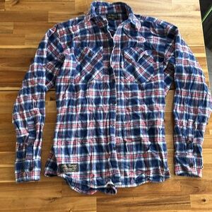 Vermont Flannel Men’s Flannel Shirt Size Small OVERSIZED fit